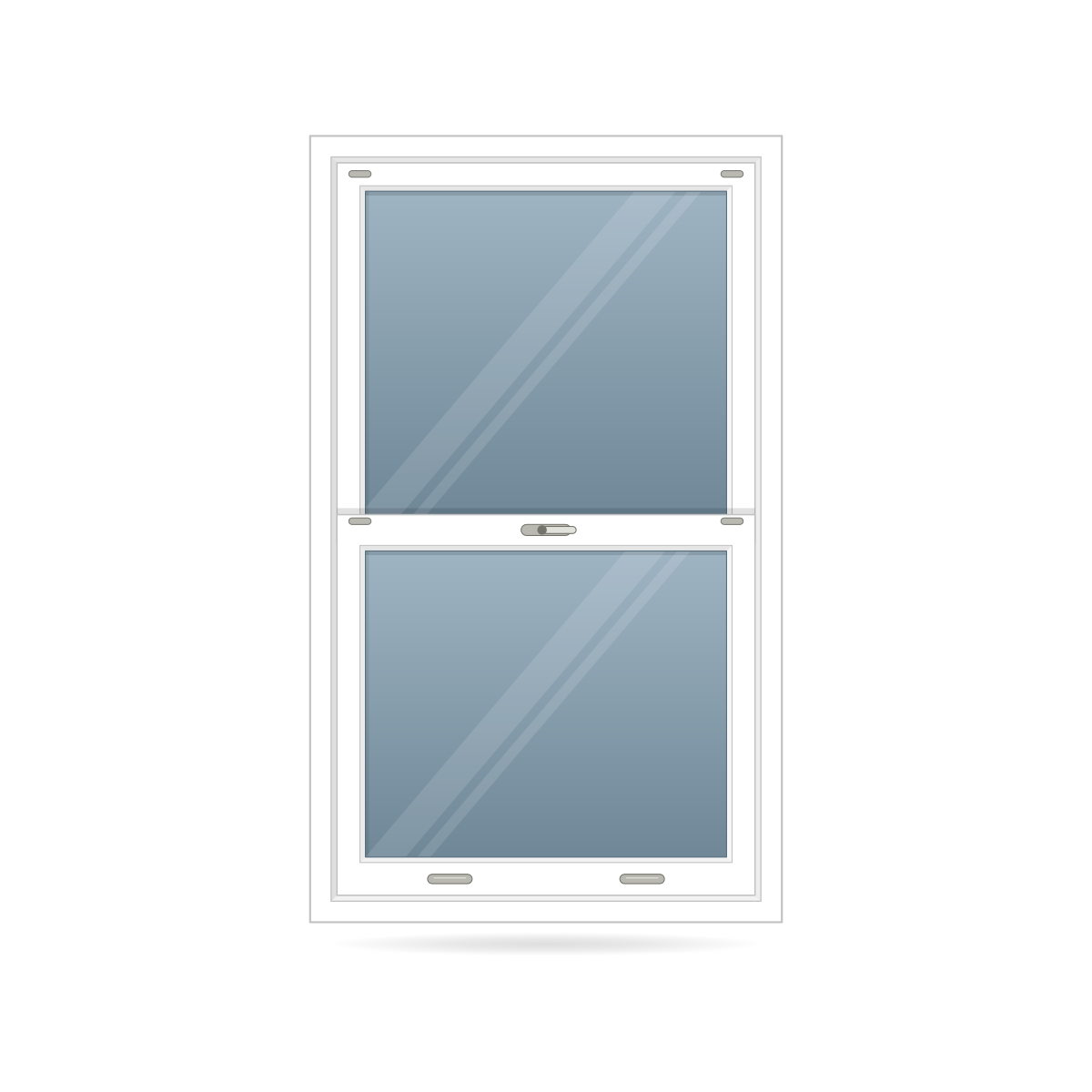 WinGuard Vinyl Double Hung
