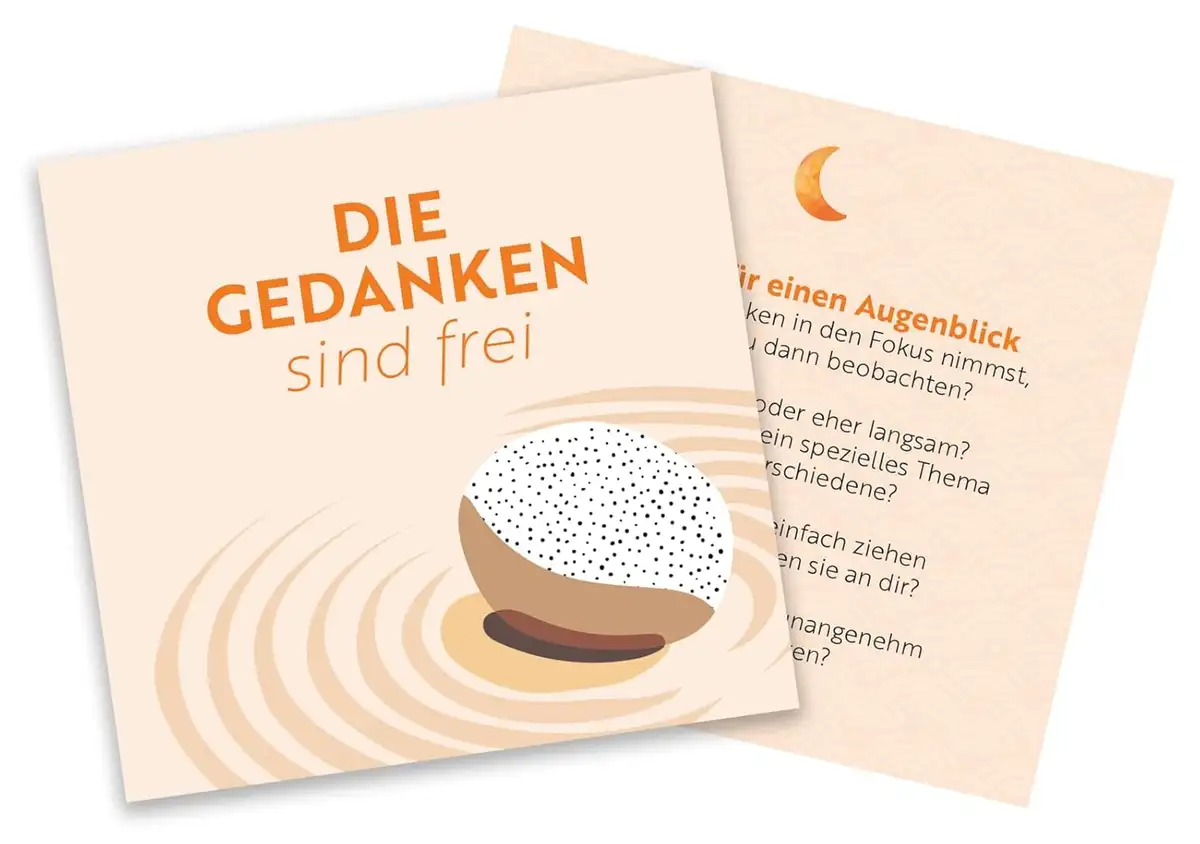 3-Minuten-Achtsamkeit: Kartenbox für Entspannung