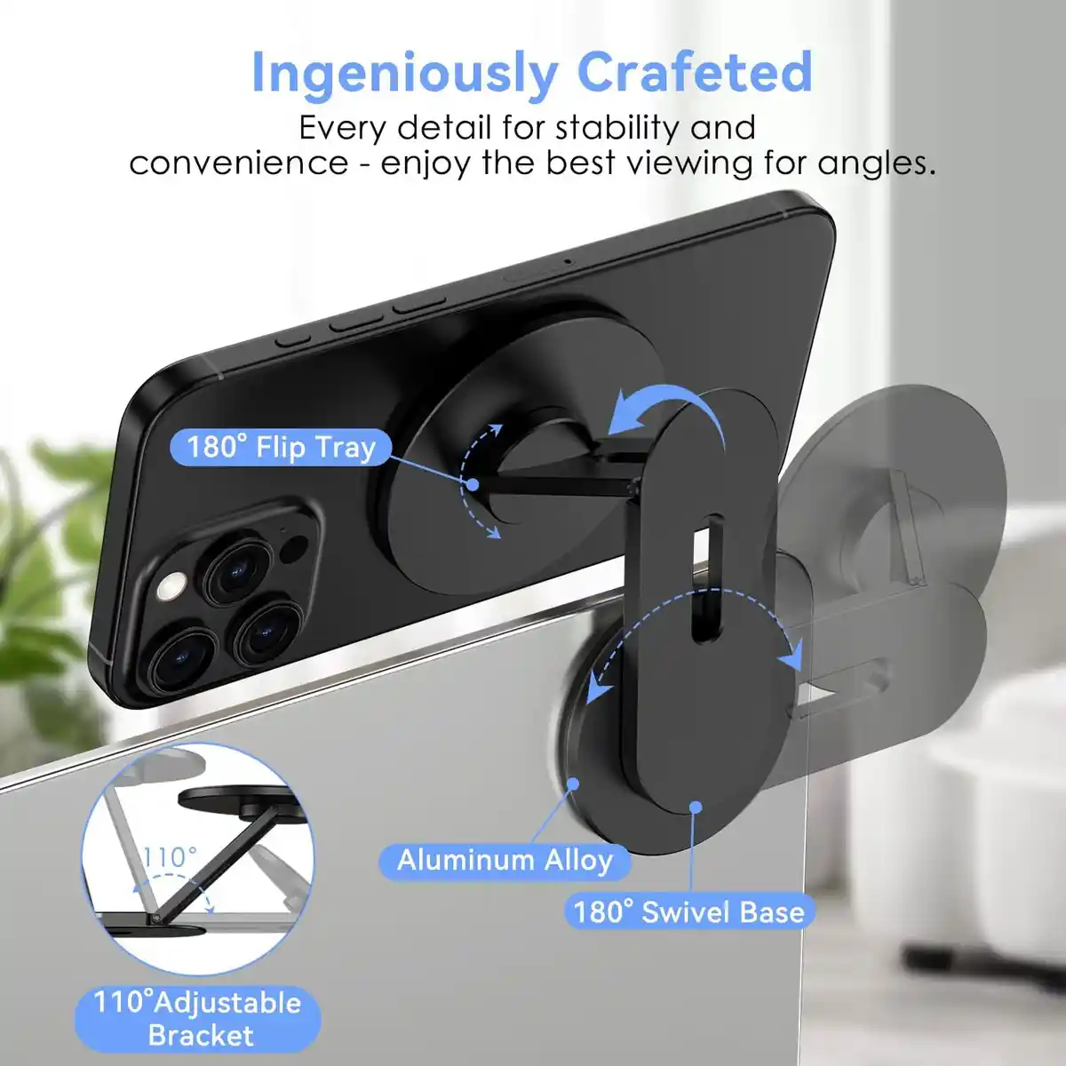 CloudValley Magnetischer Laptop Handy Ständer