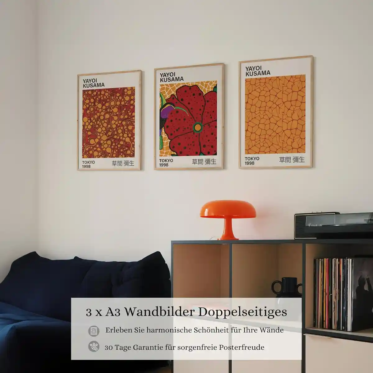 Doppelseitiges Kunstdruck Poster Set