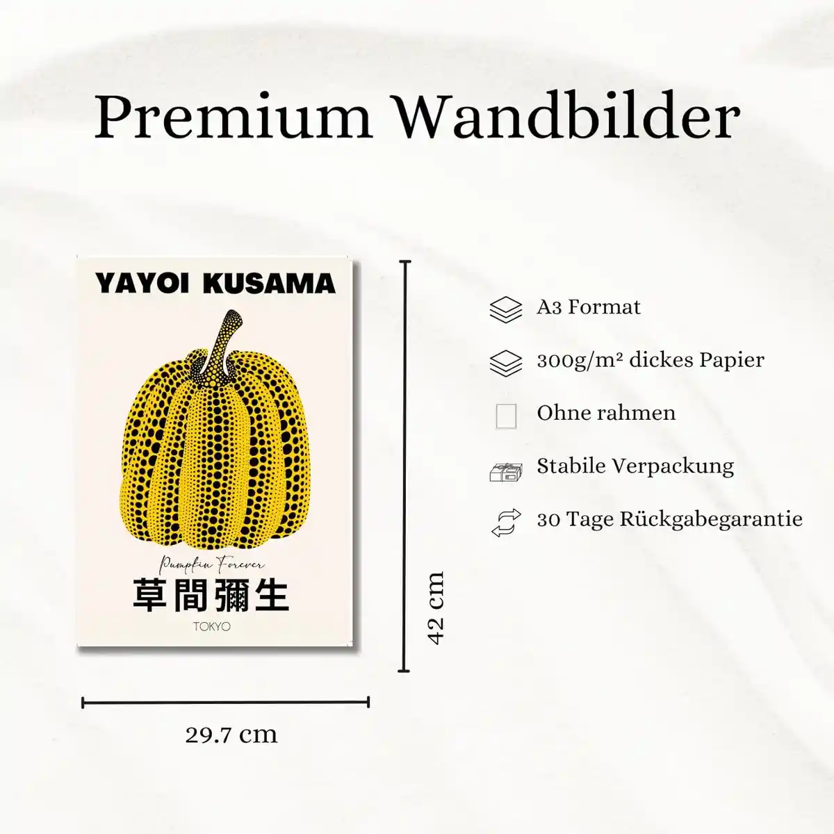 Doppelseitiges Kunstdruck Poster Set