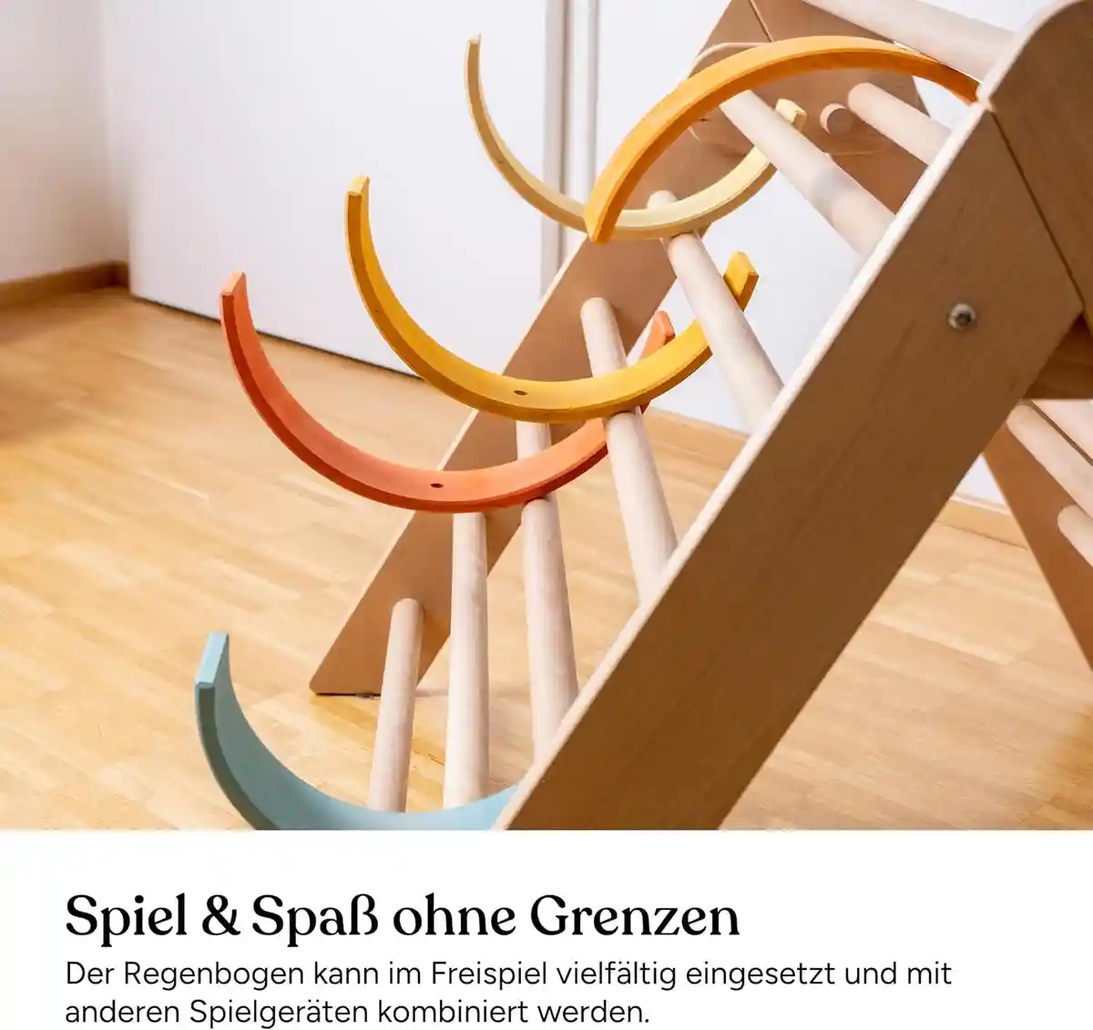 Ehrenkind® Regenbogen aus Massivholz