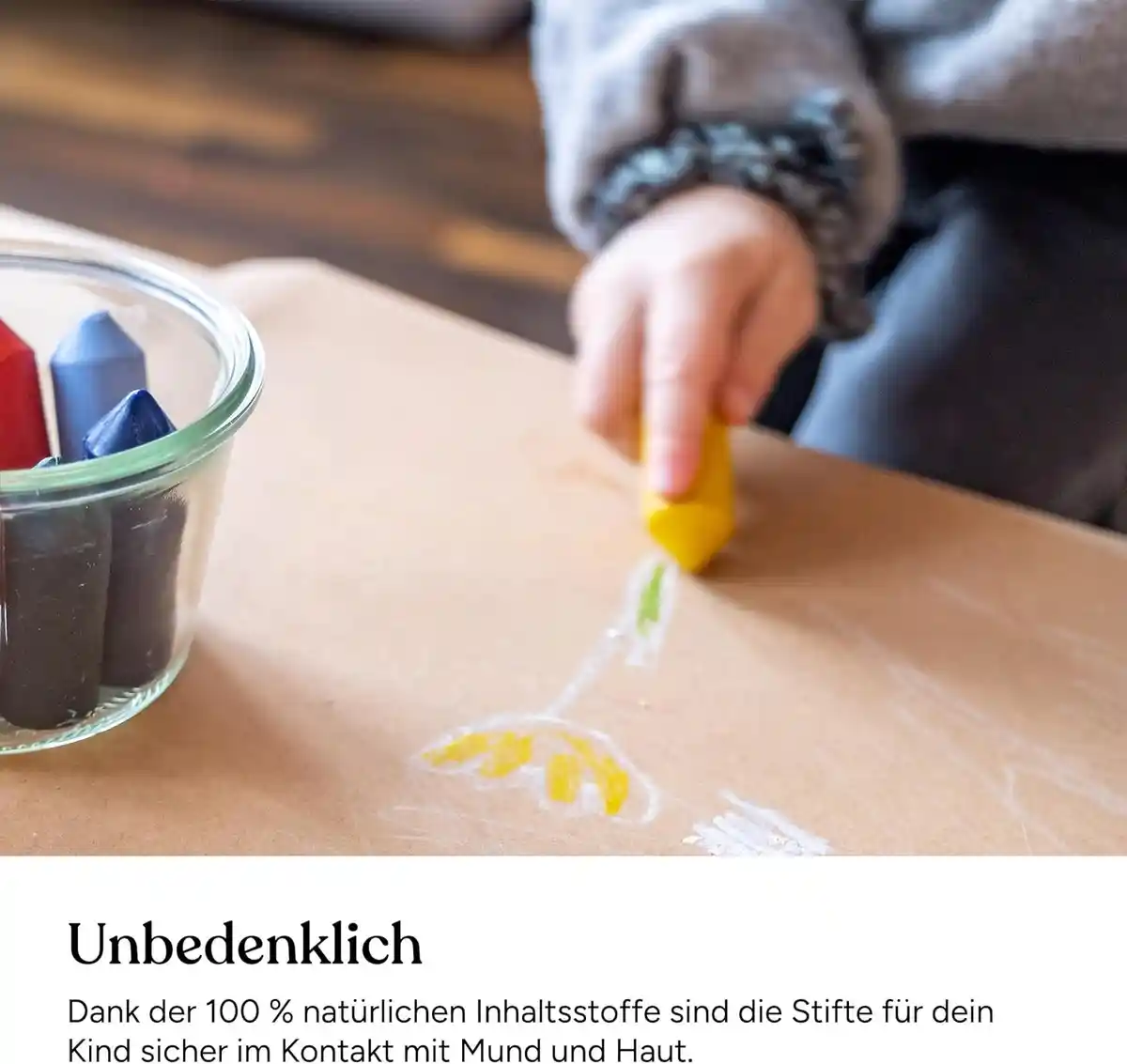 Ehrenkind Wachsmalstifte aus Bienenwachs