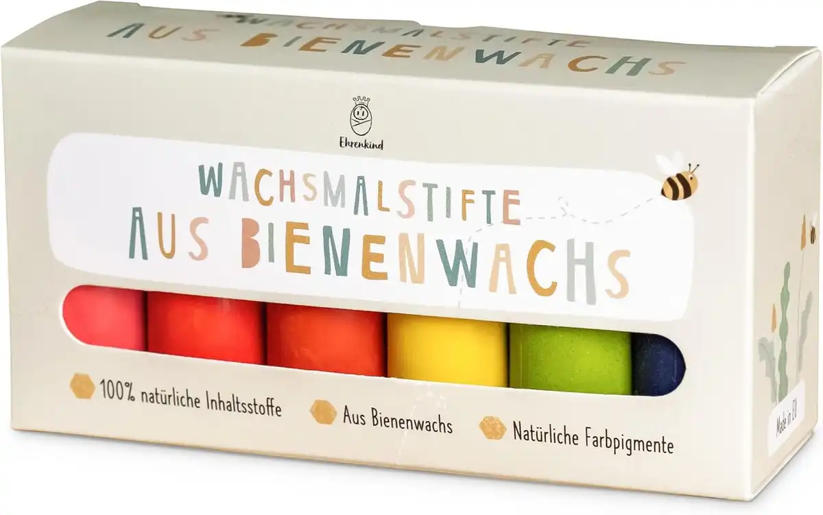 Ehrenkind Wachsmalstifte aus Bienenwachs