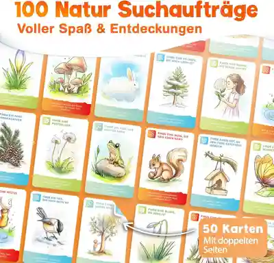 Entdeckerkarten für Kinder – Naturspiel für alle Jahreszeiten