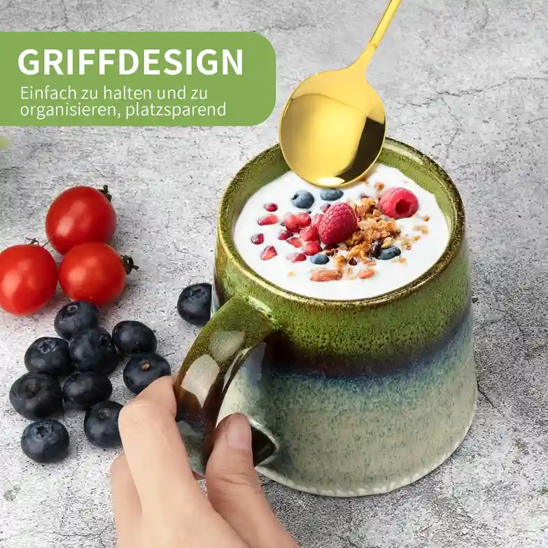 Große Kaffeetasse aus Porzellan