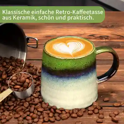 Große Kaffeetasse aus Porzellan