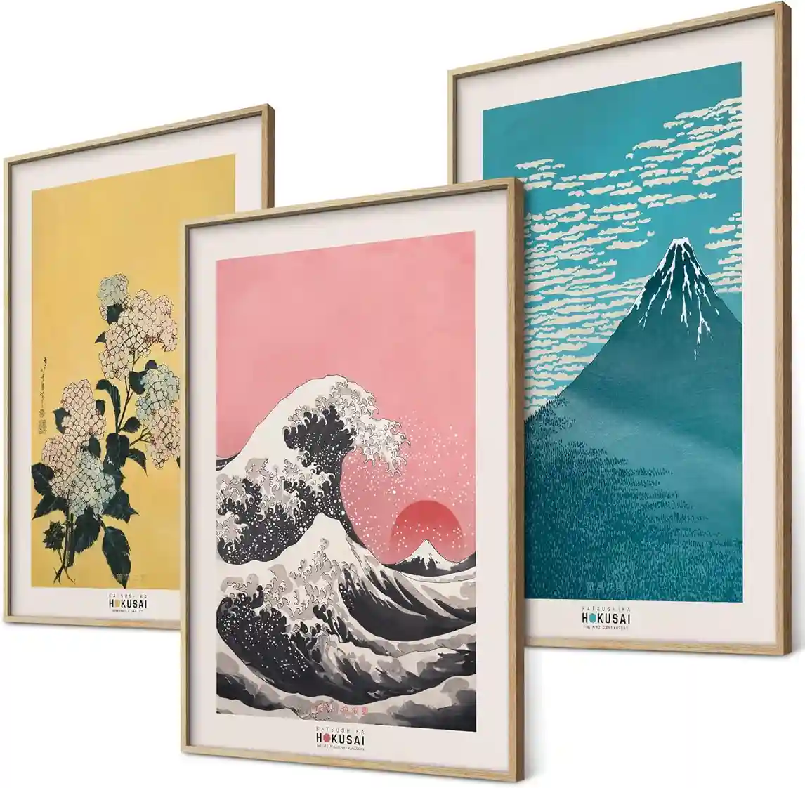 Hokusai Poster Set