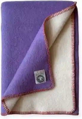 JOWOLLINA Doubleface Wendedecke aus norwegischer Wolle