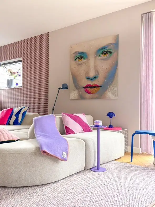 JOWOLLINA Doubleface Wendedecke aus norwegischer Wolle