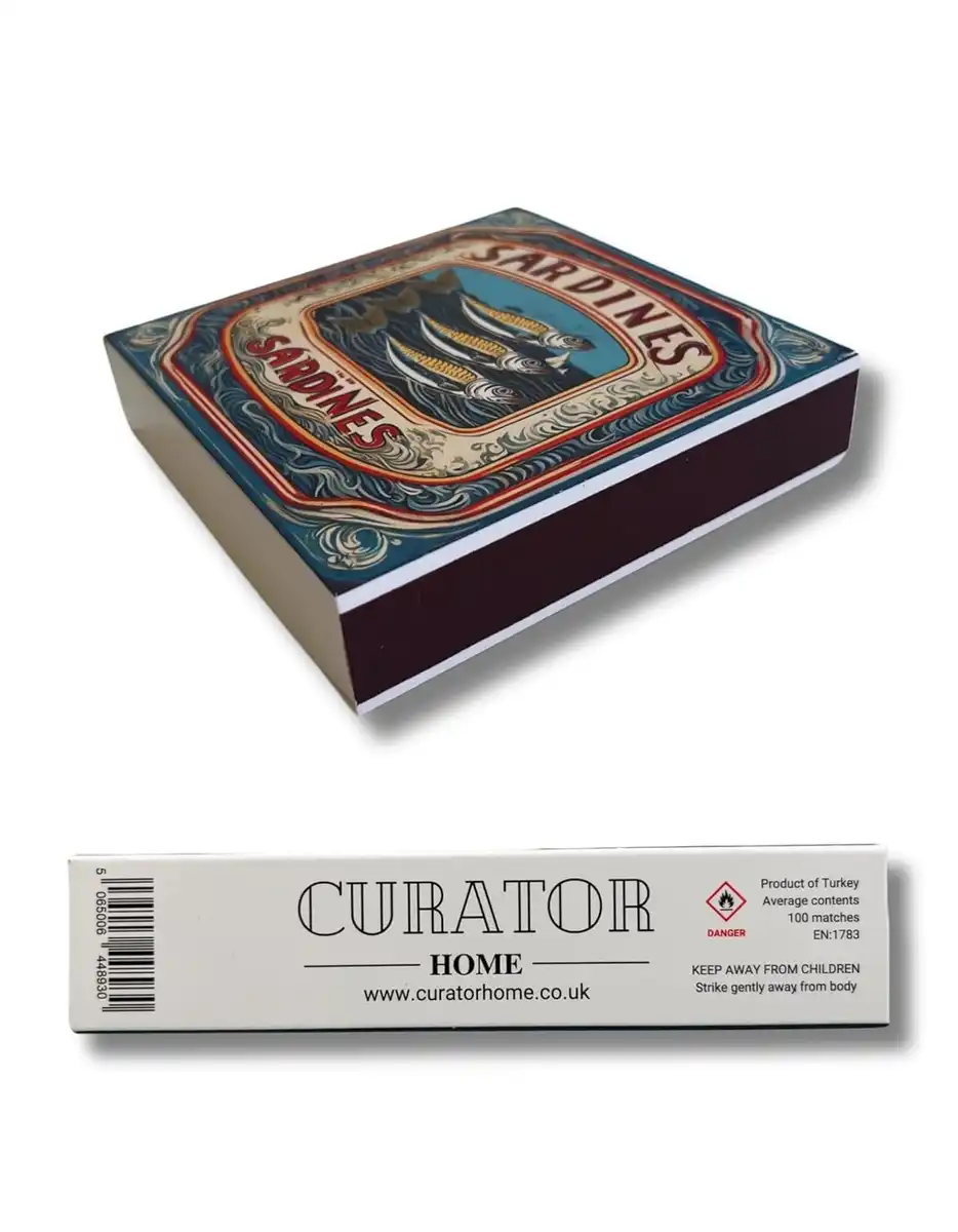 Luxuriöse Sicherheitsstreichhölzer in quadratischer Box