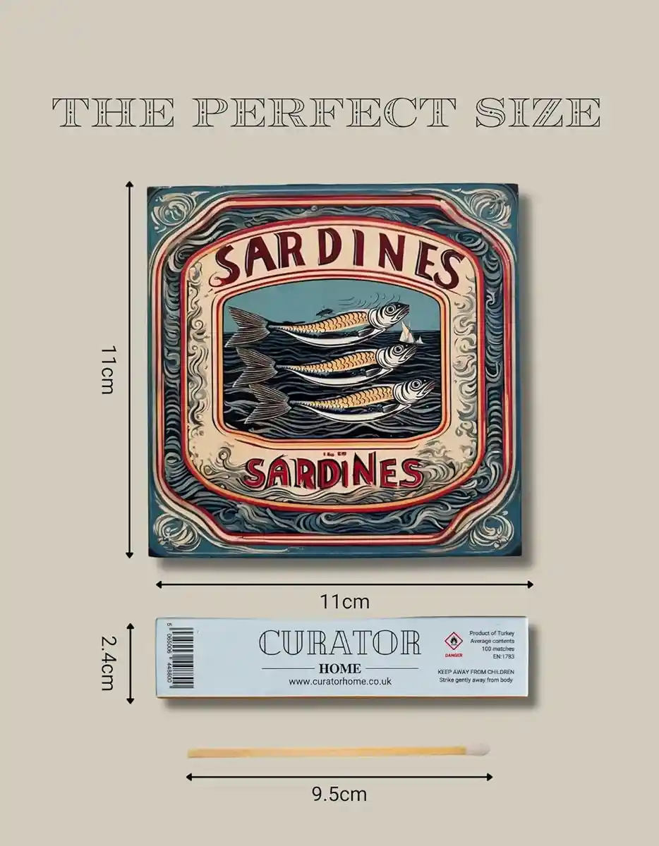 Luxuriöse Sicherheitsstreichhölzer in quadratischer Box