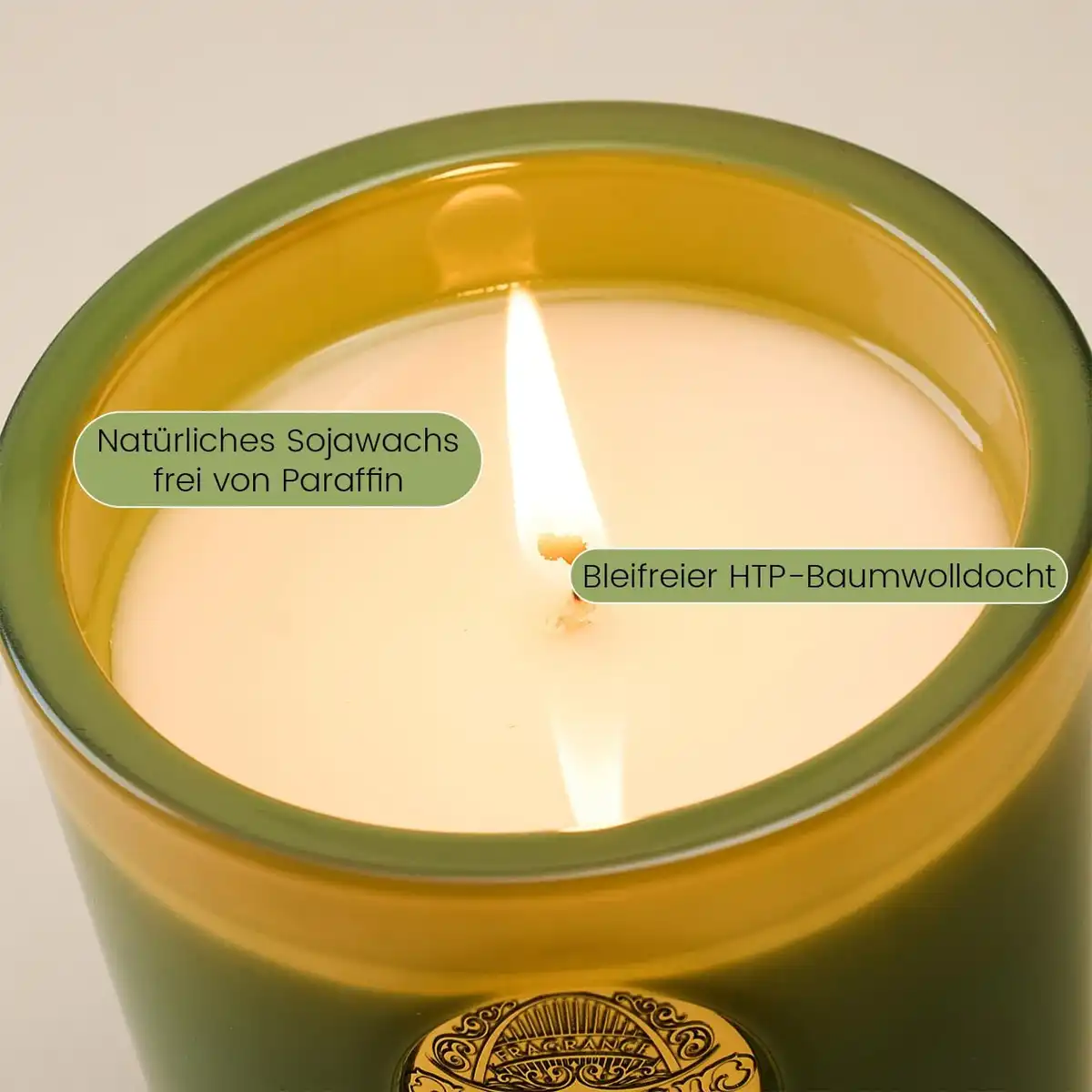 M&SENSE Eukalyptus Salbei Duftkerze im Glas