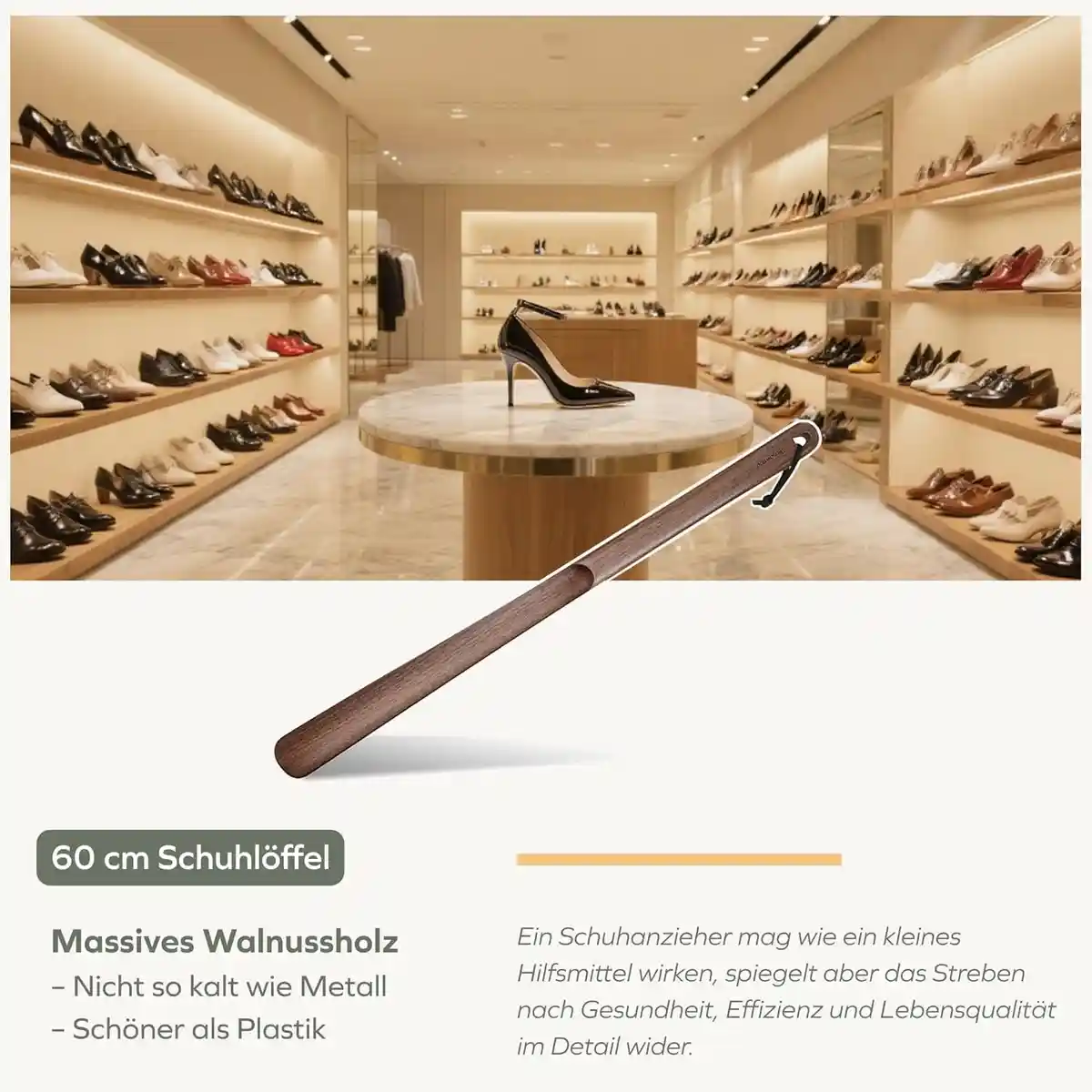 Muso Wood Schuhlöffel