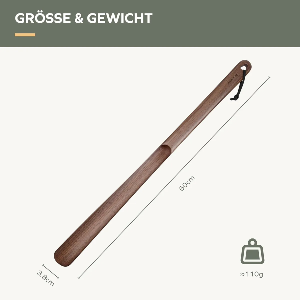 Muso Wood Schuhlöffel