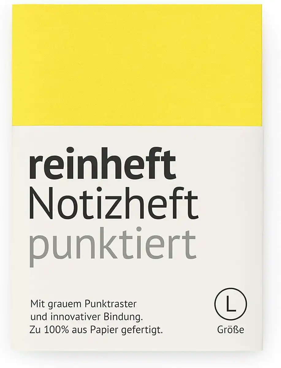 Notizheft mit Punktraster und flexiblem Softcover