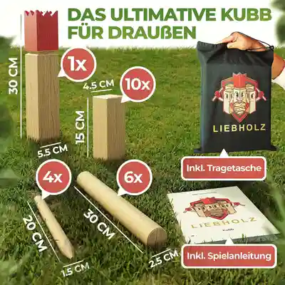 Original Kubb Wikinger Wurfspiel