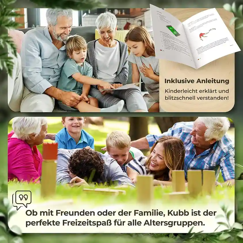 Original Kubb Wikinger Wurfspiel