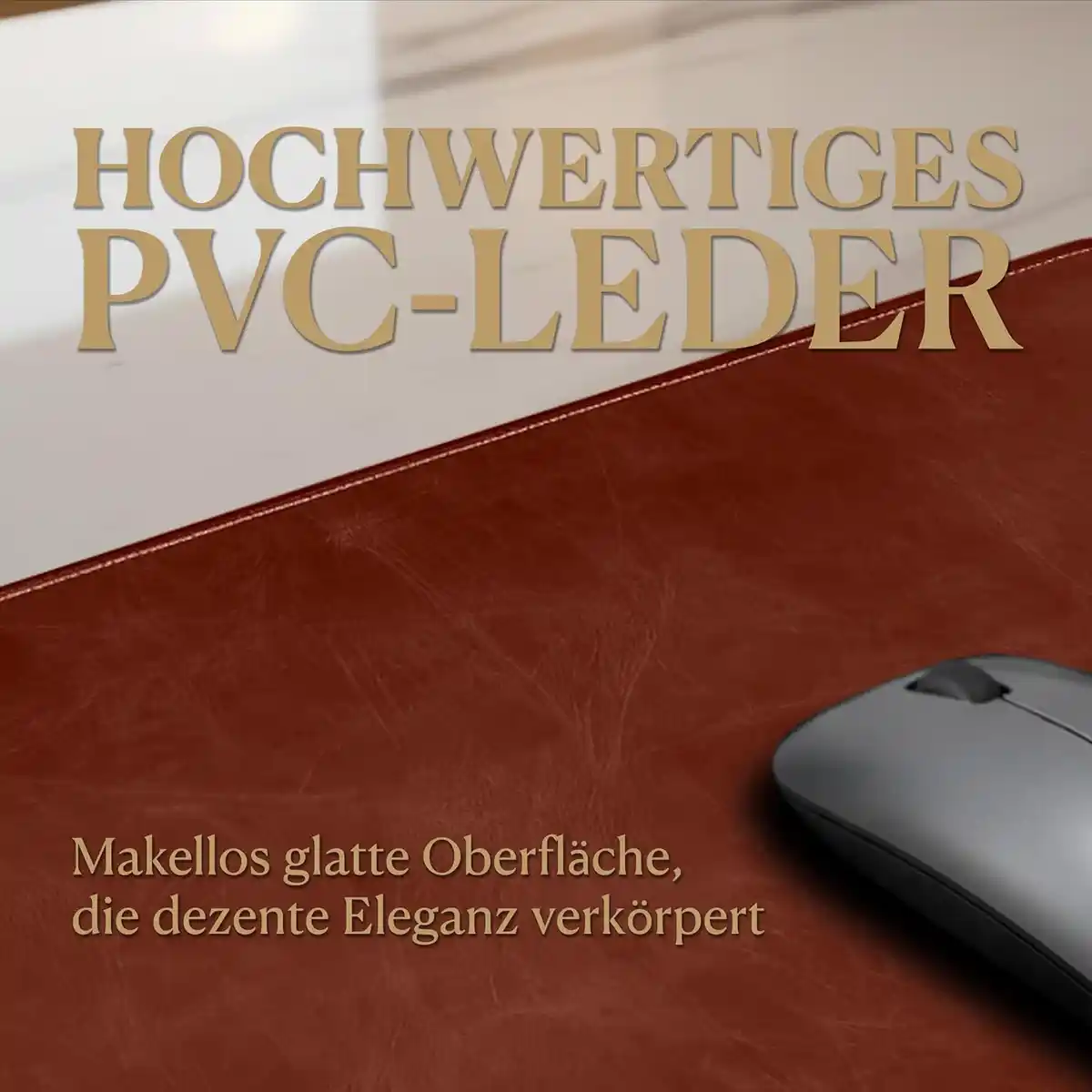 Schreibtischunterlage aus Leder