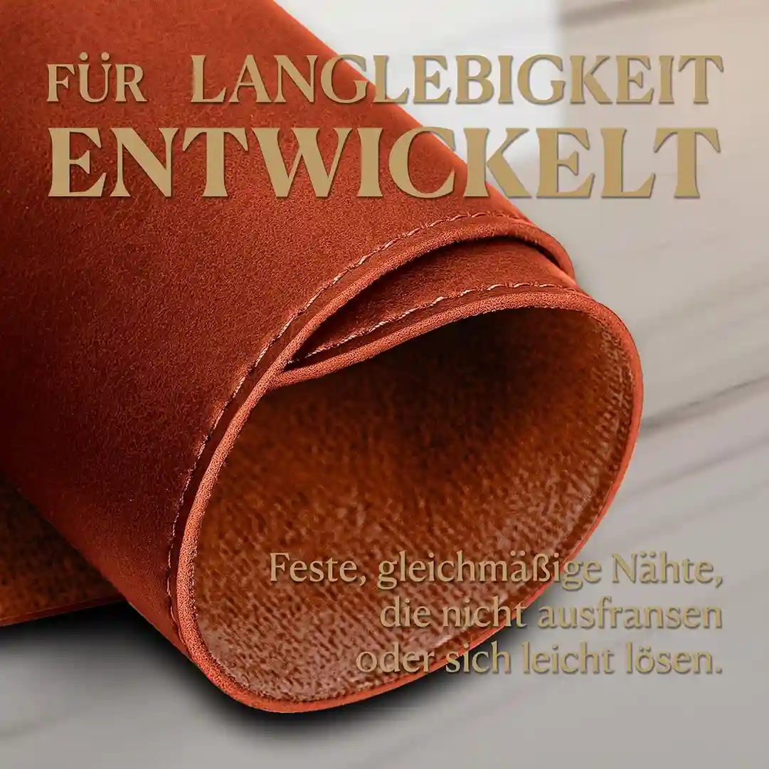 Schreibtischunterlage aus Leder