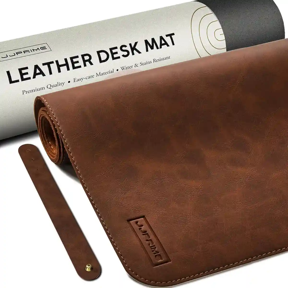 Schreibtischunterlage aus Leder