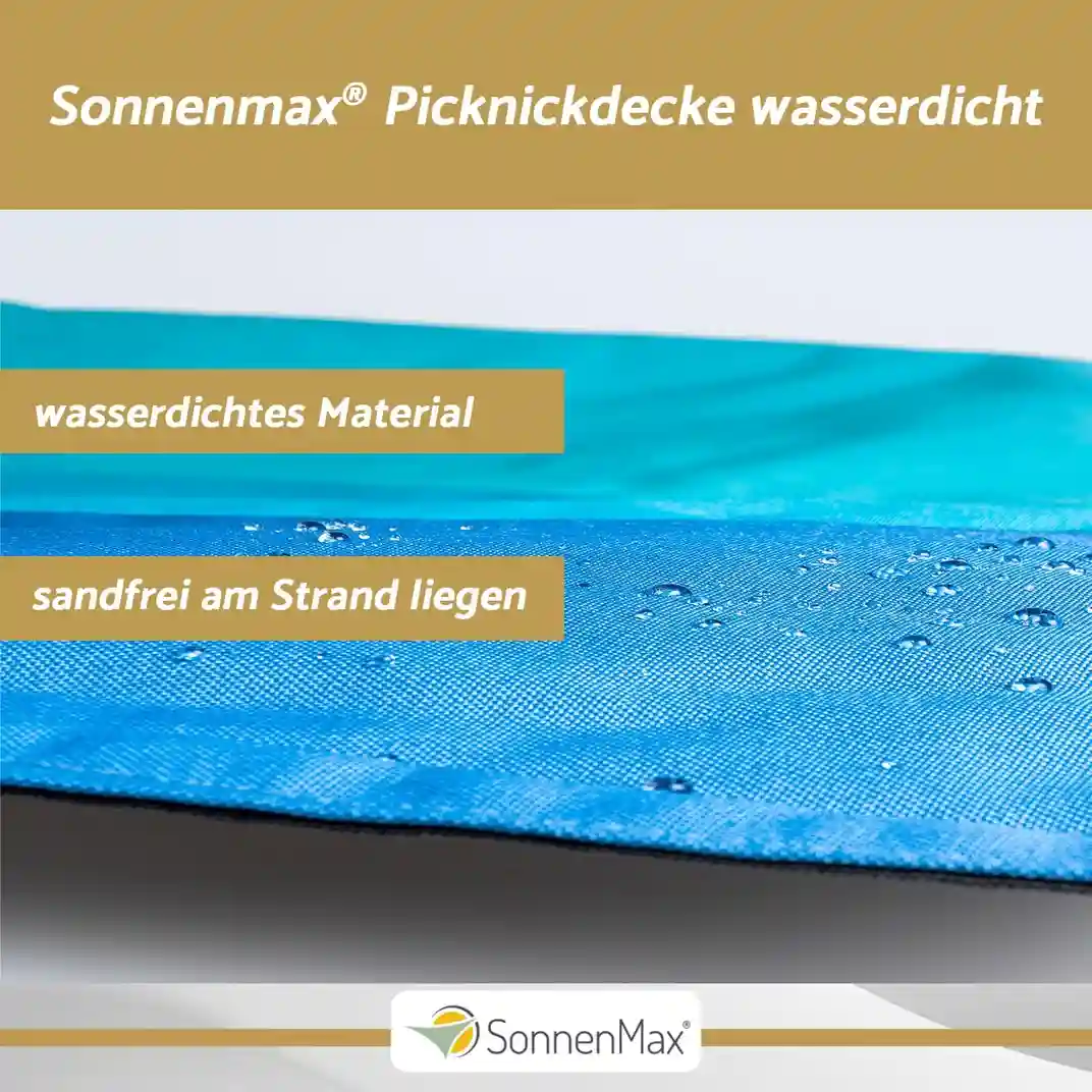 Wasserdichte Picknickdecke von Sonnenmax