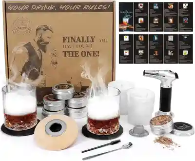 Whiskey Cocktail Smoker Set
