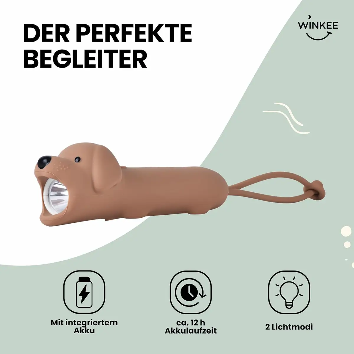 Winkee Hund-Taschenlampe