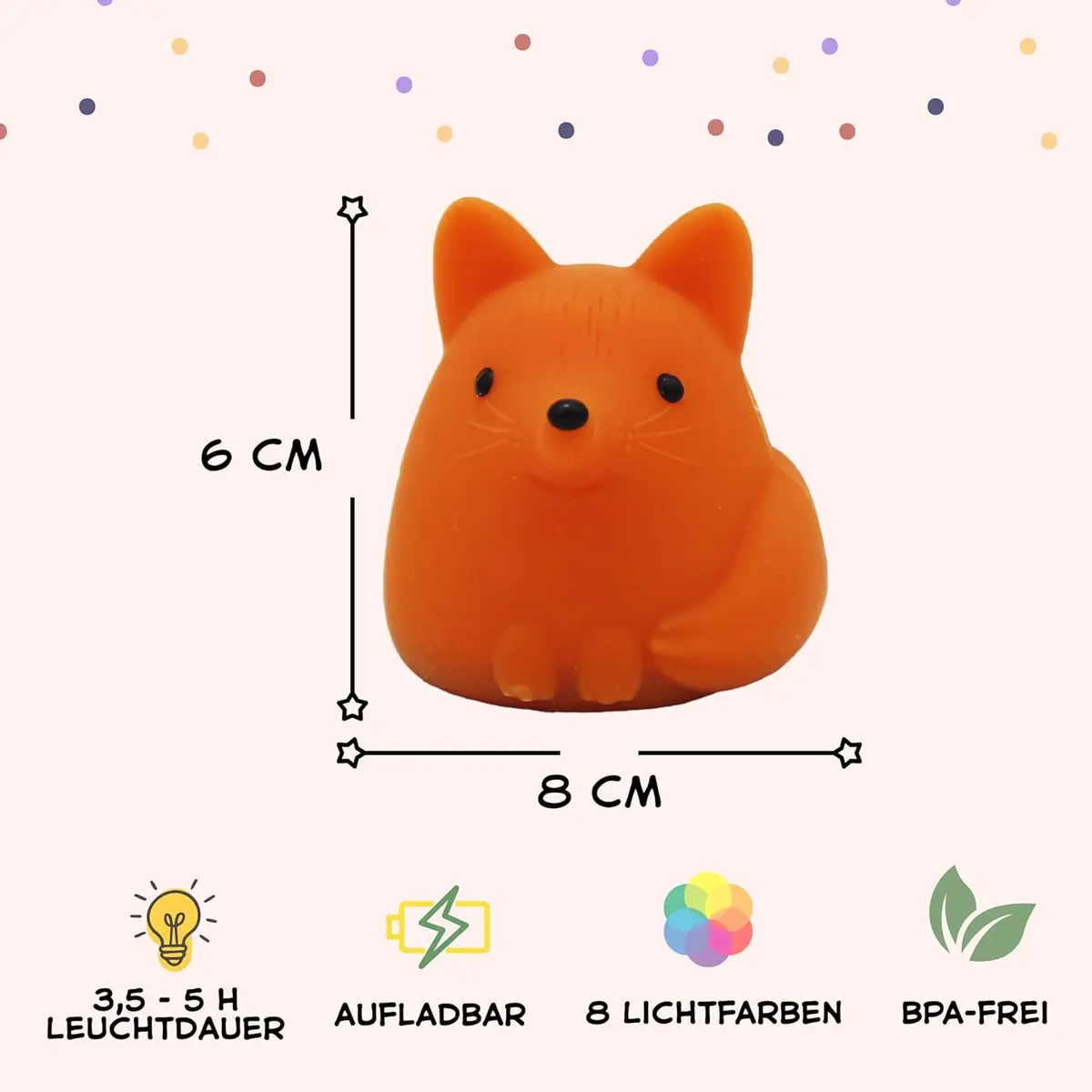 Winkee Tiny Nachtlicht Fuchs Ruby