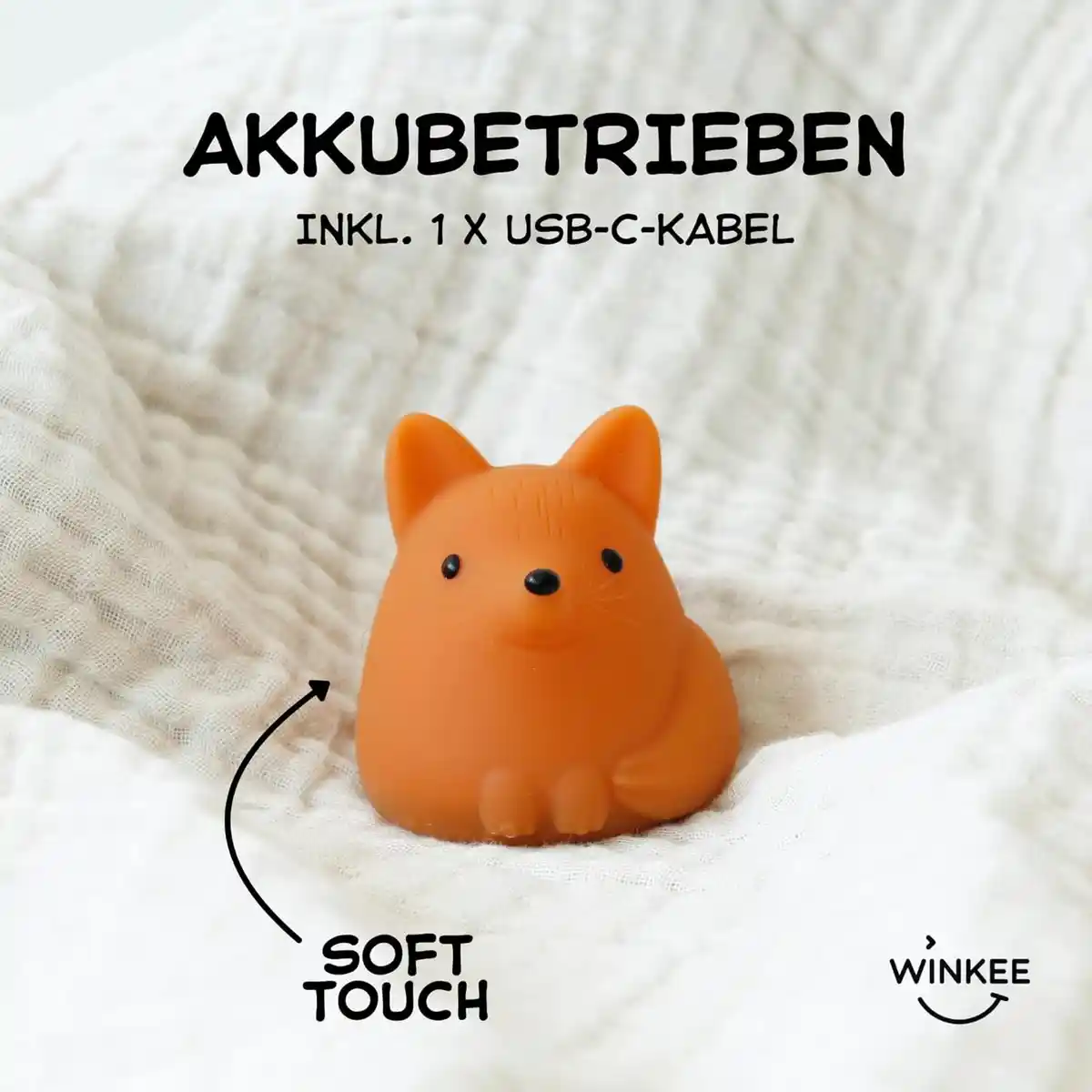 Winkee Tiny Nachtlicht Fuchs Ruby