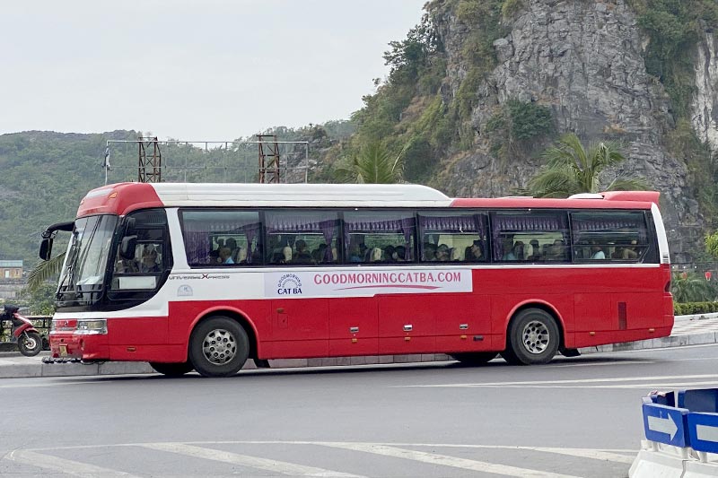 Bus Hanoi Cat Ba Town