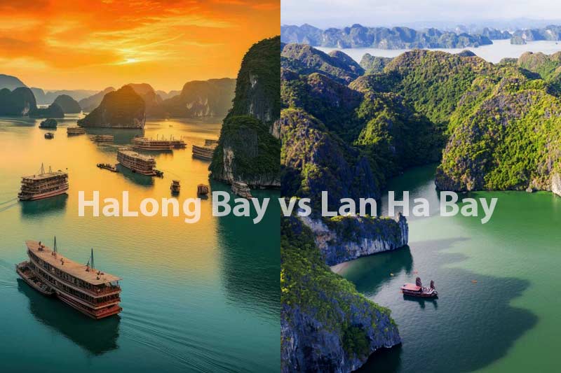 Halong Bay vs Lan Ha Bay