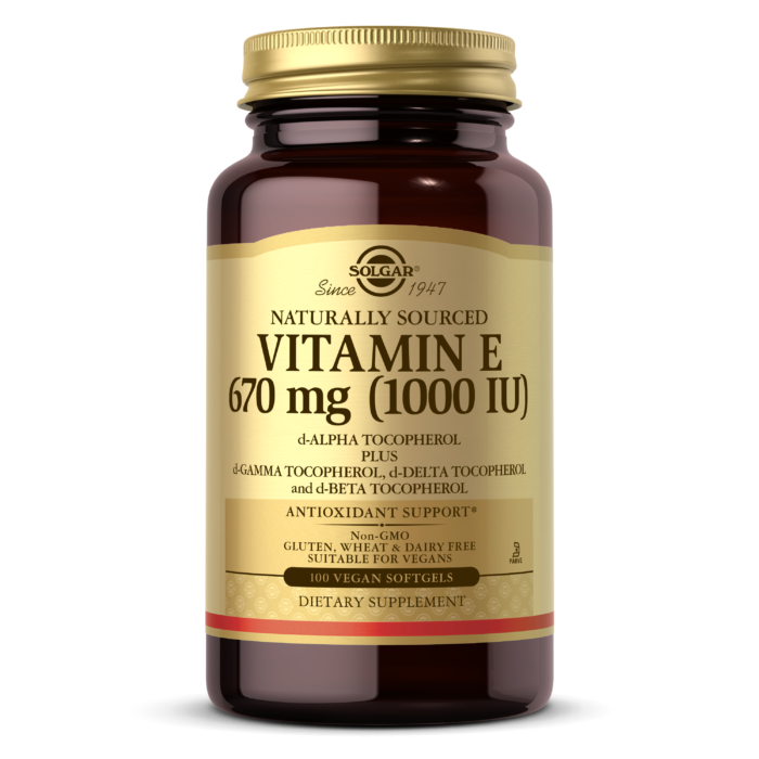 Solgar Naturally Sourced Vitamin E 670 mg (1000 IU