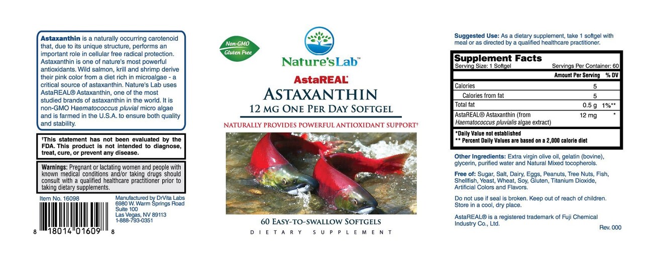 Astaxanthin 12 mg