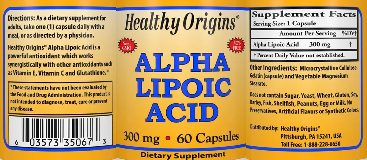 Alpha Lipoic Acid 300 mg
