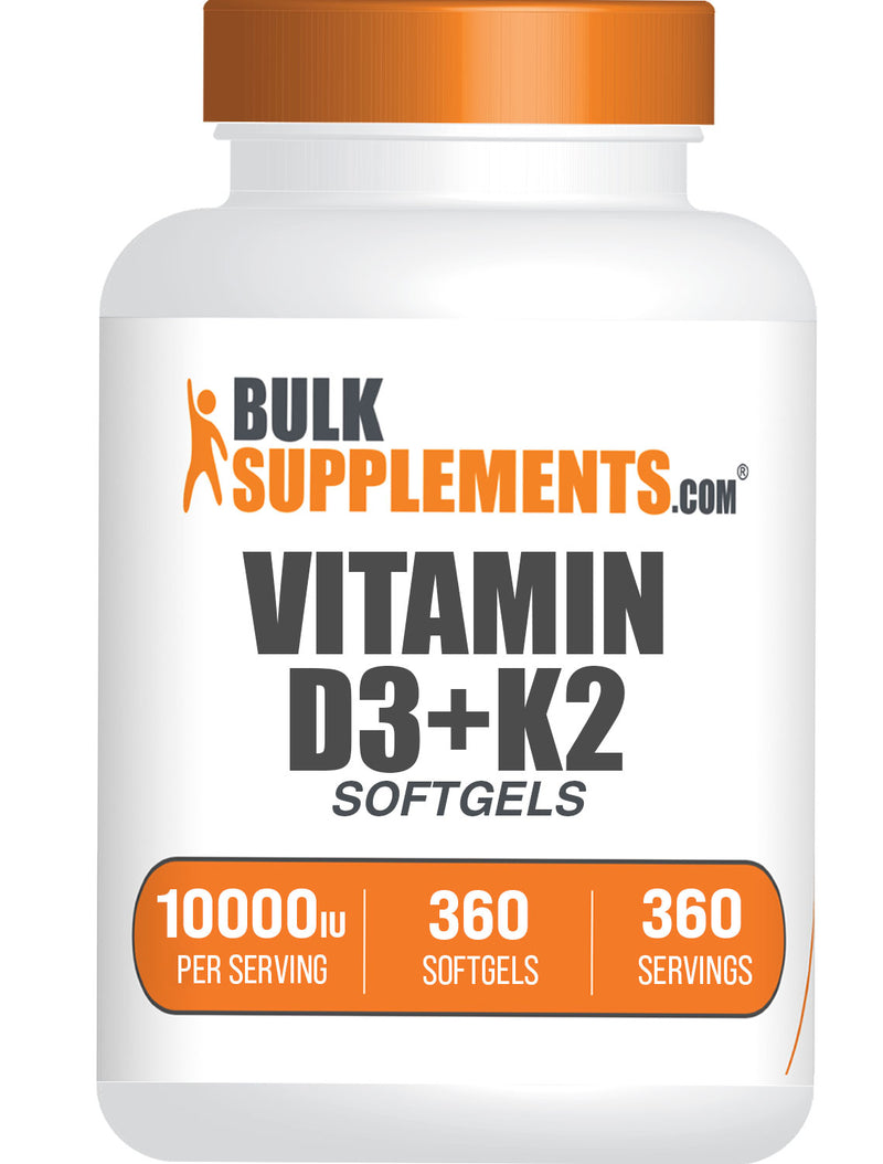 Vitamin D3 + Vitamin K2 Softgels 10000 IU