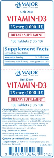 Vitamin-D3 25 mcg (1000 IU)