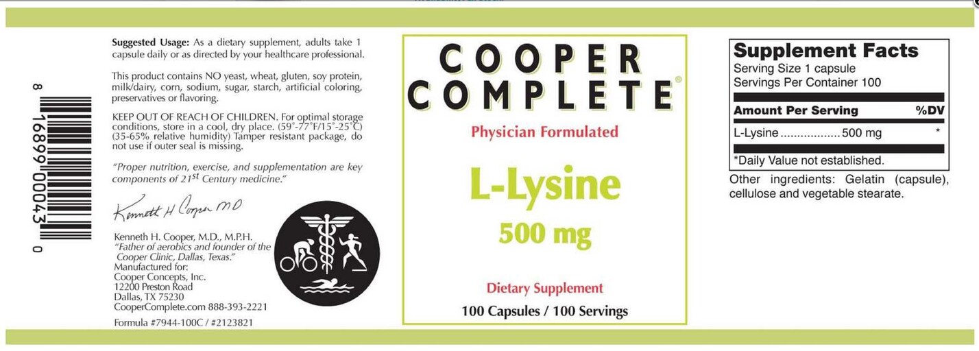 L-Lysine 500 mg