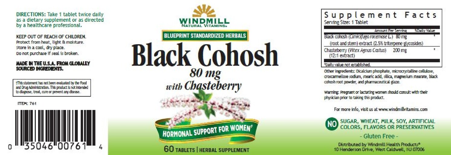 Black Cohosh 80 mg with Chasteberry