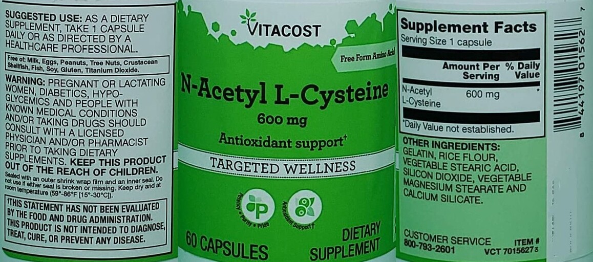 N-Acetyl L-Cysteine 600 mg