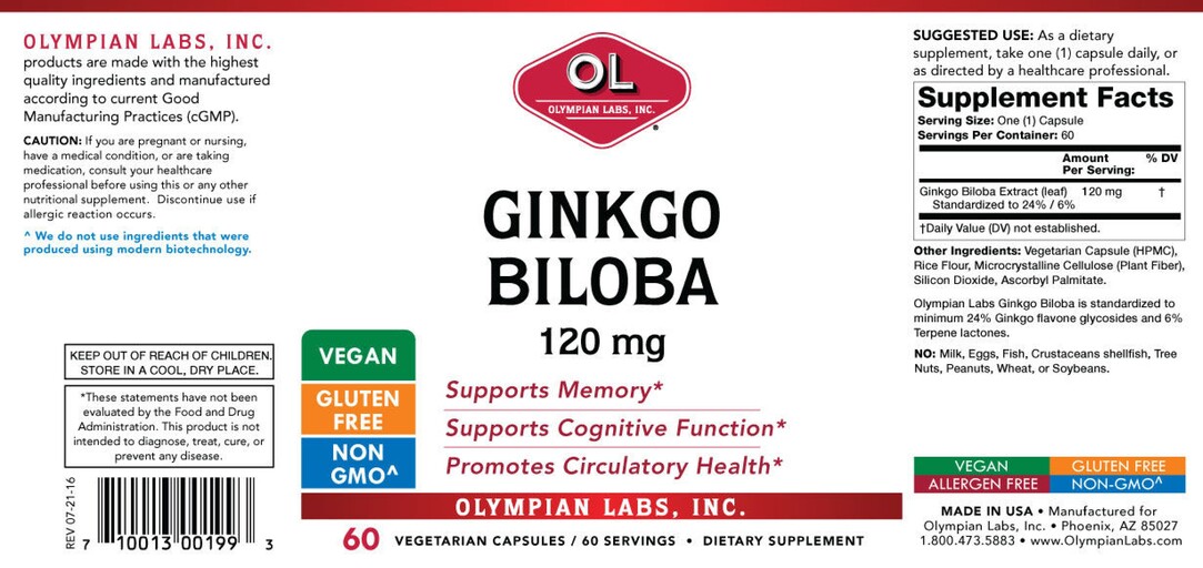 Ginkgo biloba 120 mg