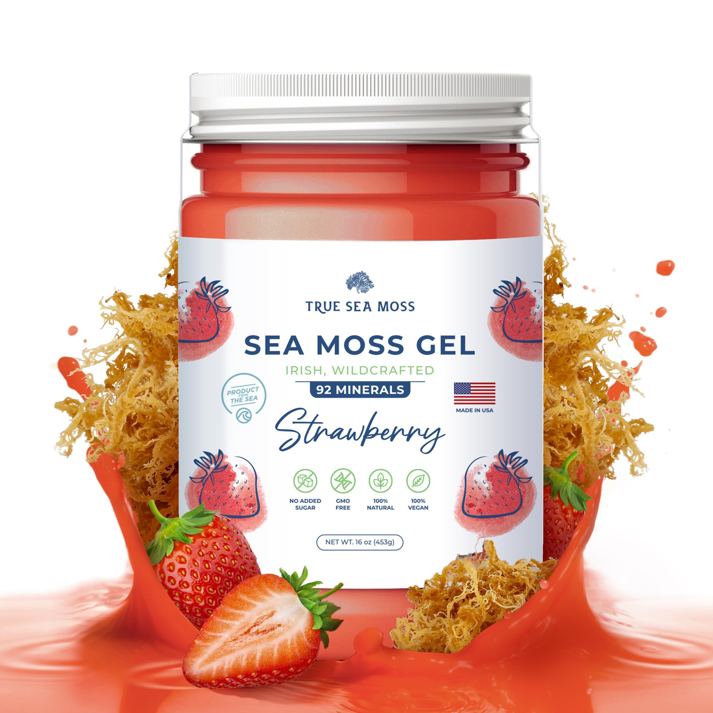 Sea Moss Gel (Strawberry