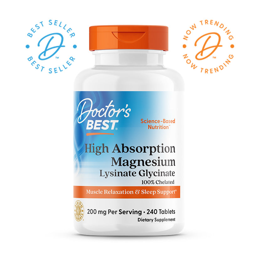 Doctor's Best High Absorption Magnesium 100% Chelated