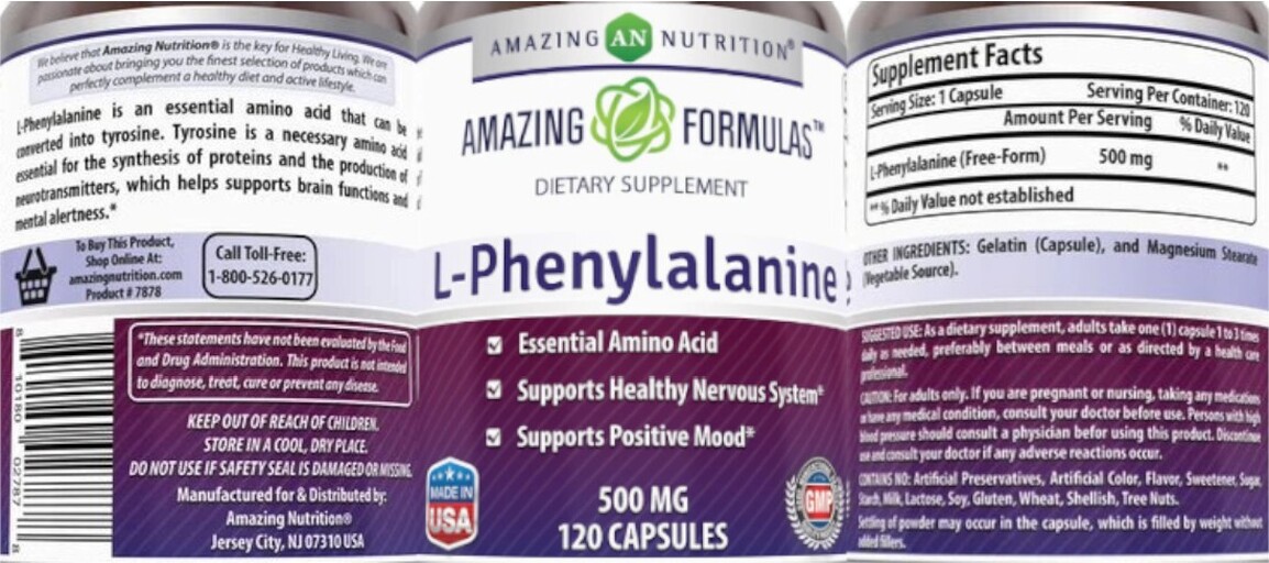 L-Phenylalanine 500 mg