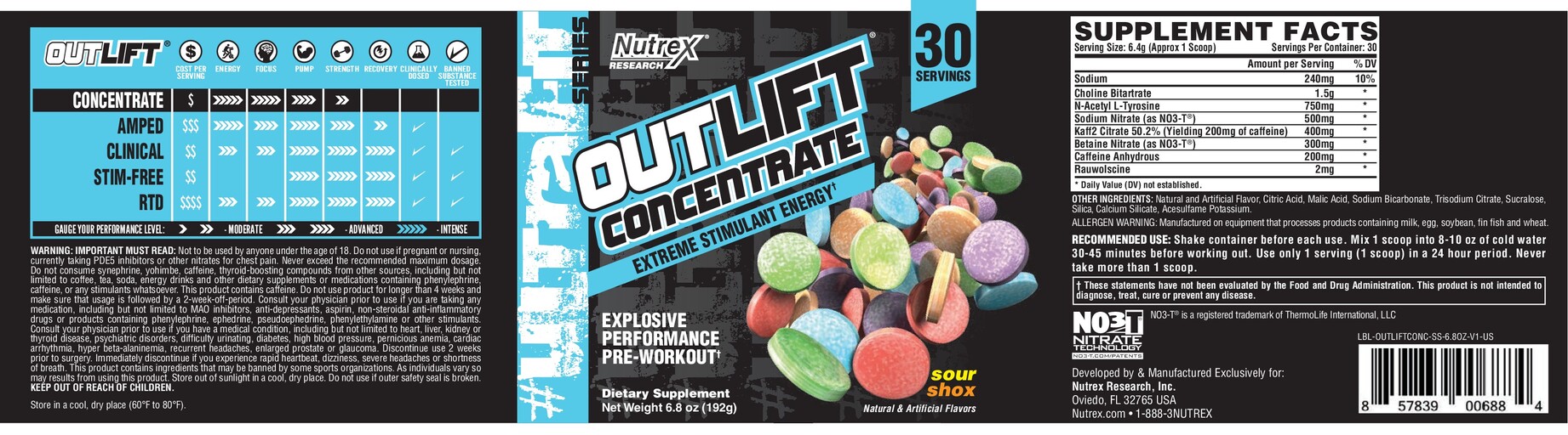 Outlift Concentrate Sour Shox