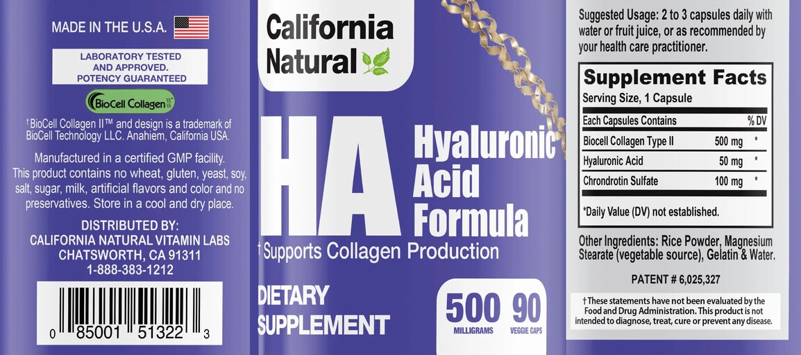 HA Hyaluronic Acid Formula