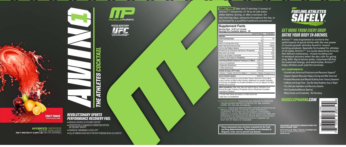Amino 1 Fruit Punch