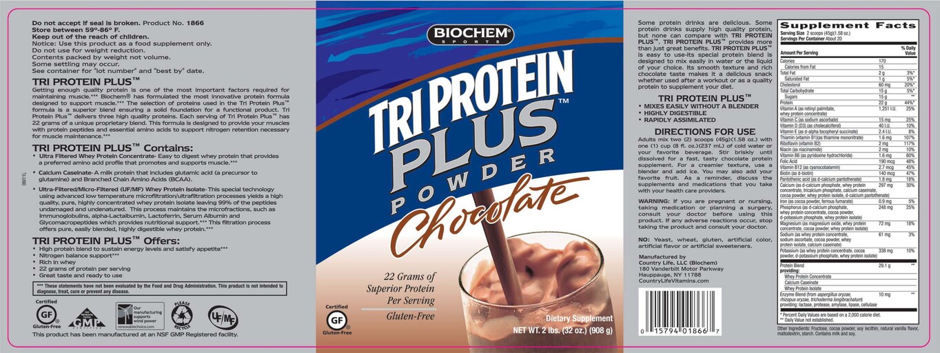 Tri Protein Plus Powder Chocolate