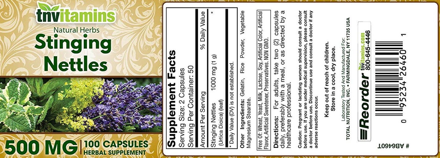 Stinging Nettles 500 mg