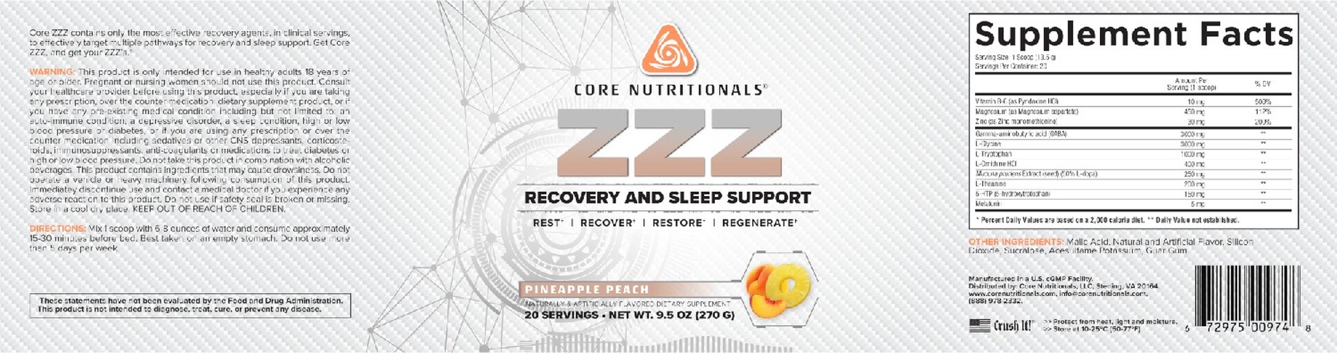 ZZZ Pineapple Peach